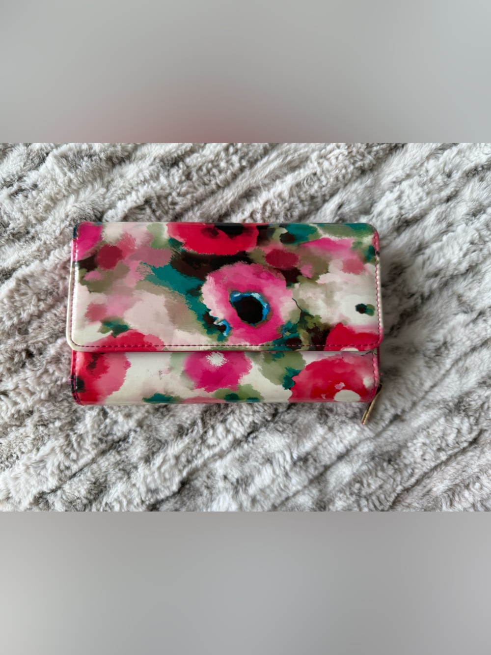 Floral Pink Wallet - Unbranded